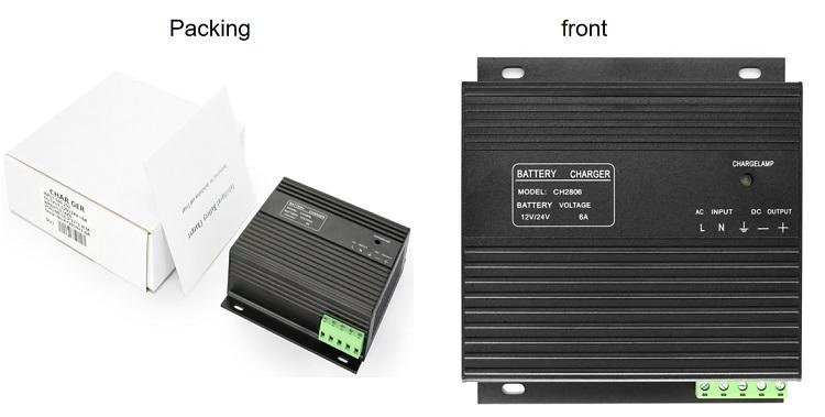High Power DC Portable Charger Rechargeable Battery Charger 6V/12V/24V