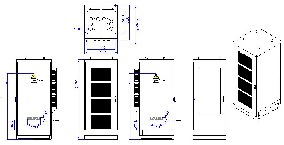 200-400kw EV Charging Station DC Fast Charger CCS Chademo Ge/T DC CE UL ISO