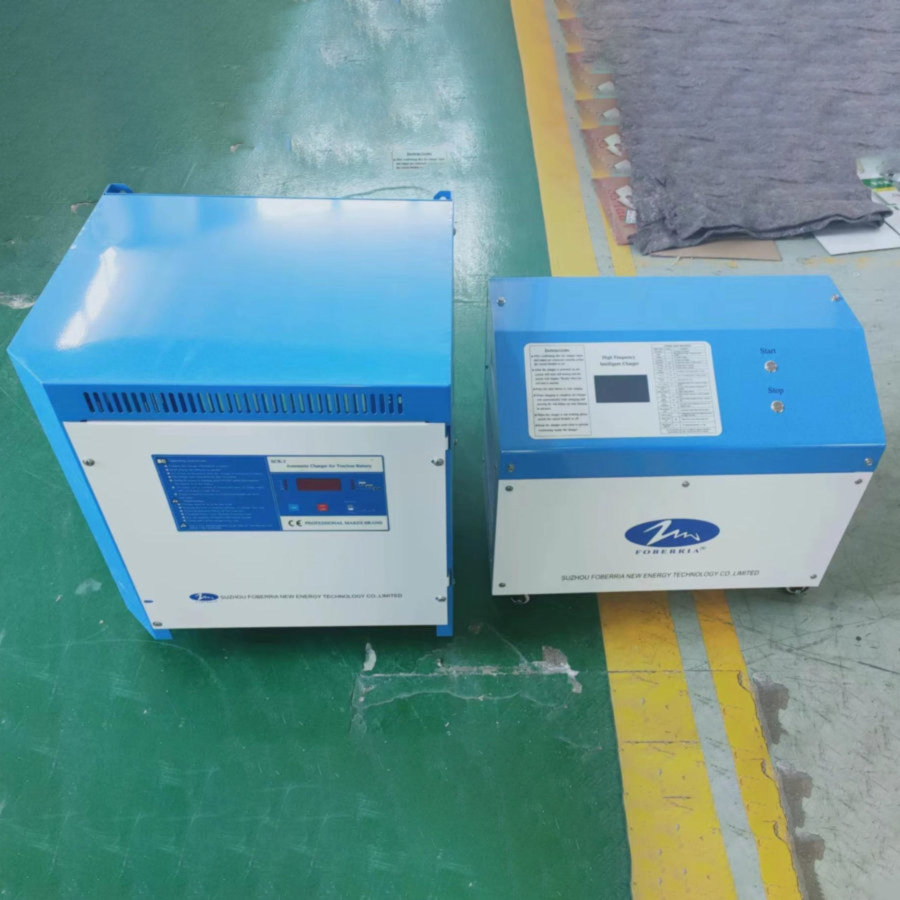 High Efficiency Energy Saving Automatic Intelligent Charger for Electric Forklift Lithium Battery