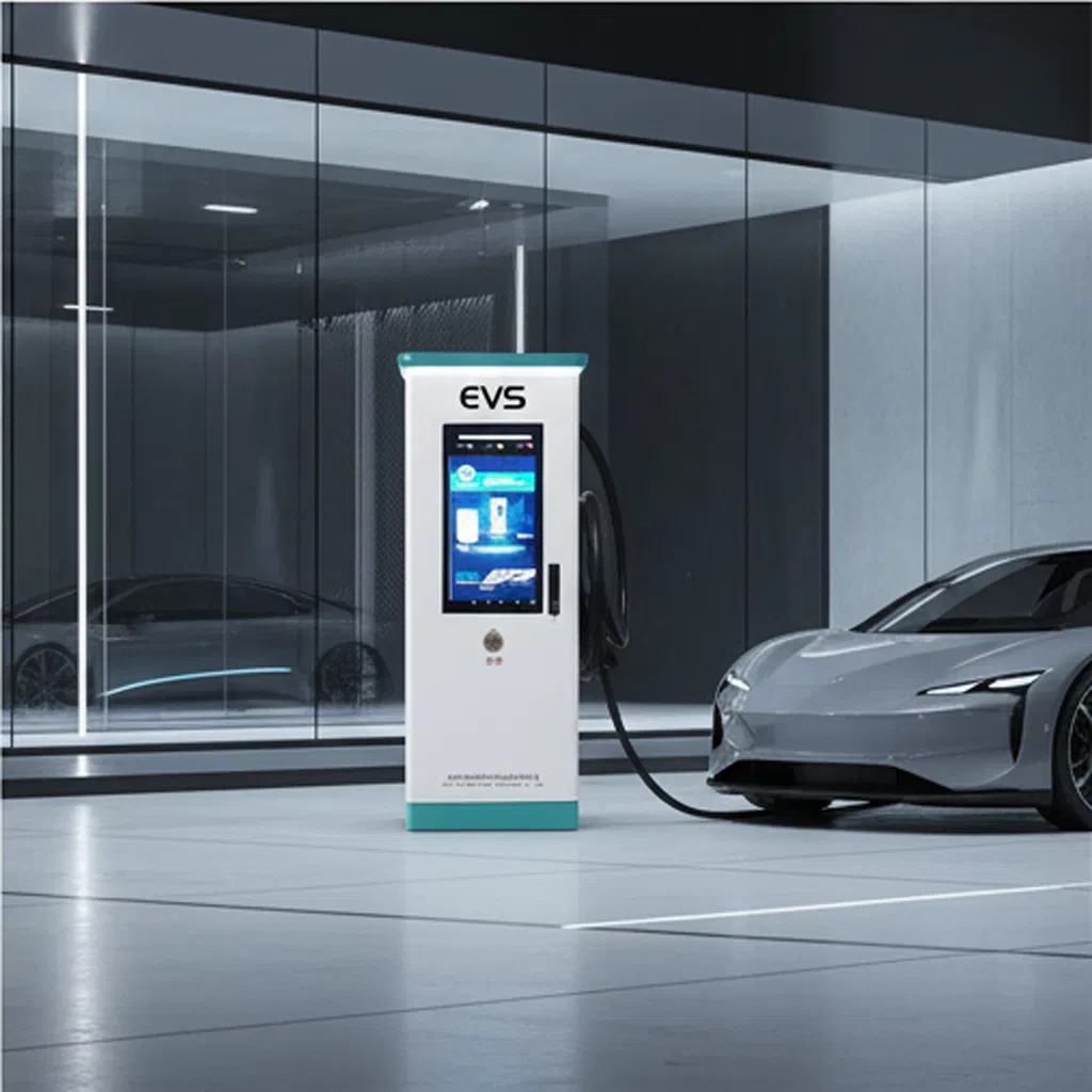 High Power EV 120kw DC EV Charger with 122kwh Battery Storage Electric Car Road Waterproof Dustproof