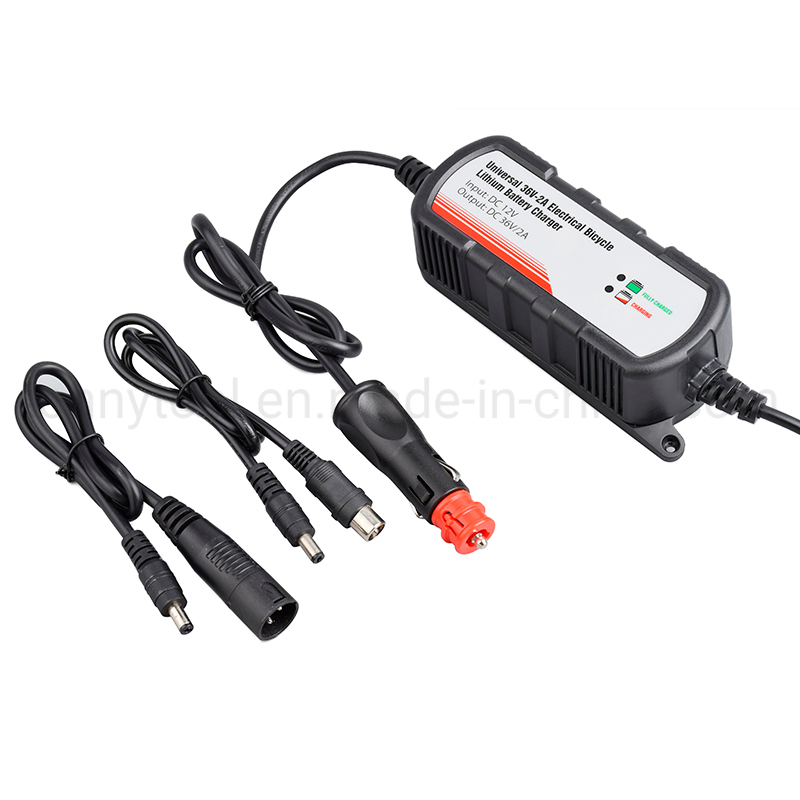 Intelligent 36V Lithium Battery Charger with Overcharge Protection &amp; LED Indicator