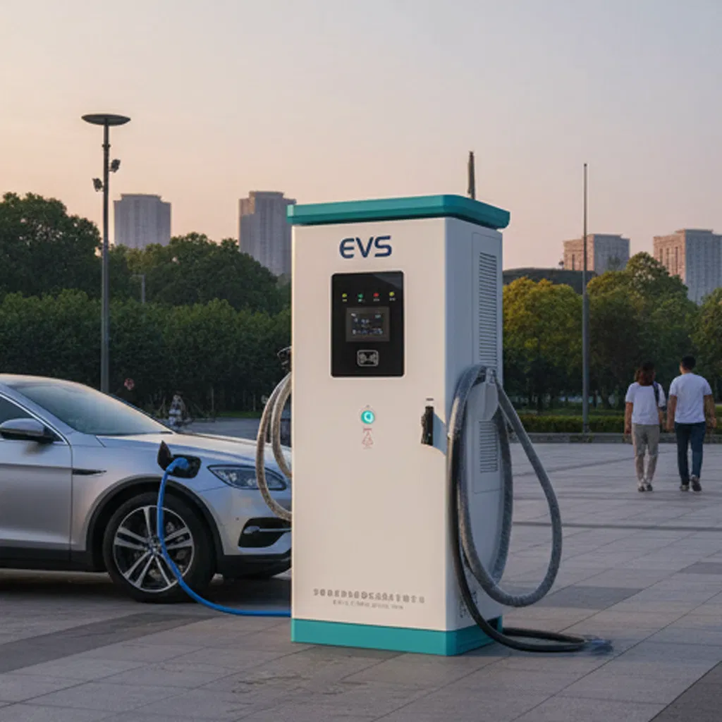 High-Efficiency CCS1 CCS2 Chademo GB/T Connector EV DC Fast Charging Industrial Grade Electric Vehicle Charging Station EV Charger