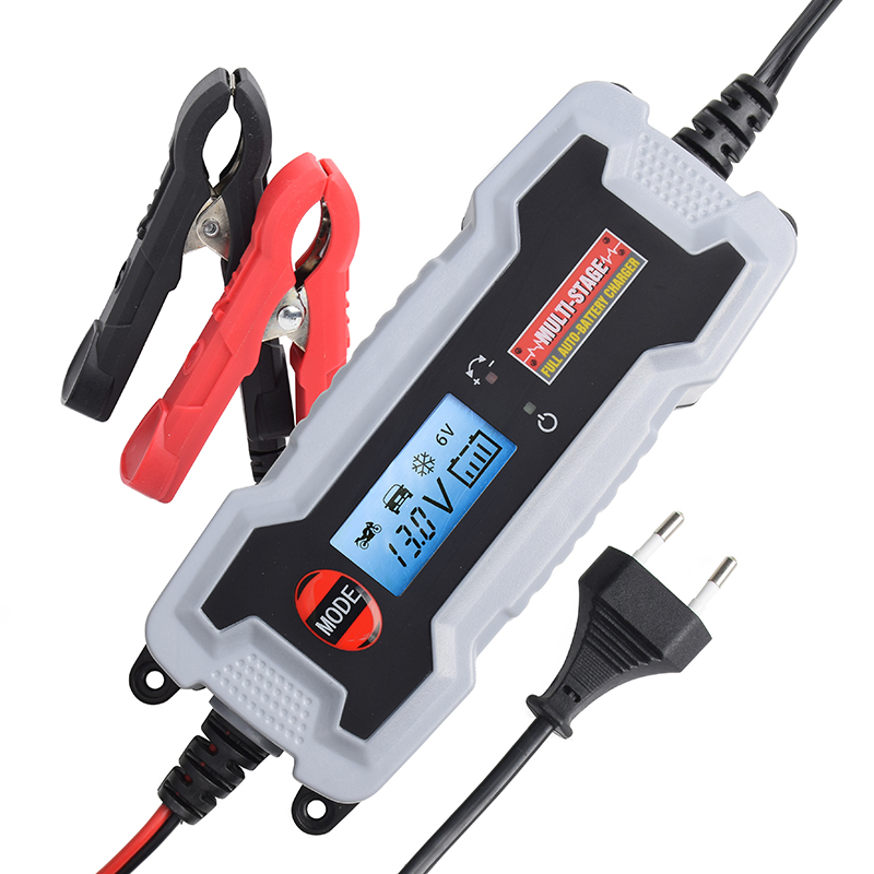 0.8A/3.8A Electric Car Battery Charger 6V/12V Motorcycle Battery Charger