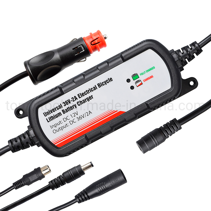 Intelligent 36V Lithium Battery Charger with Overcharge Protection &amp; LED Indicator