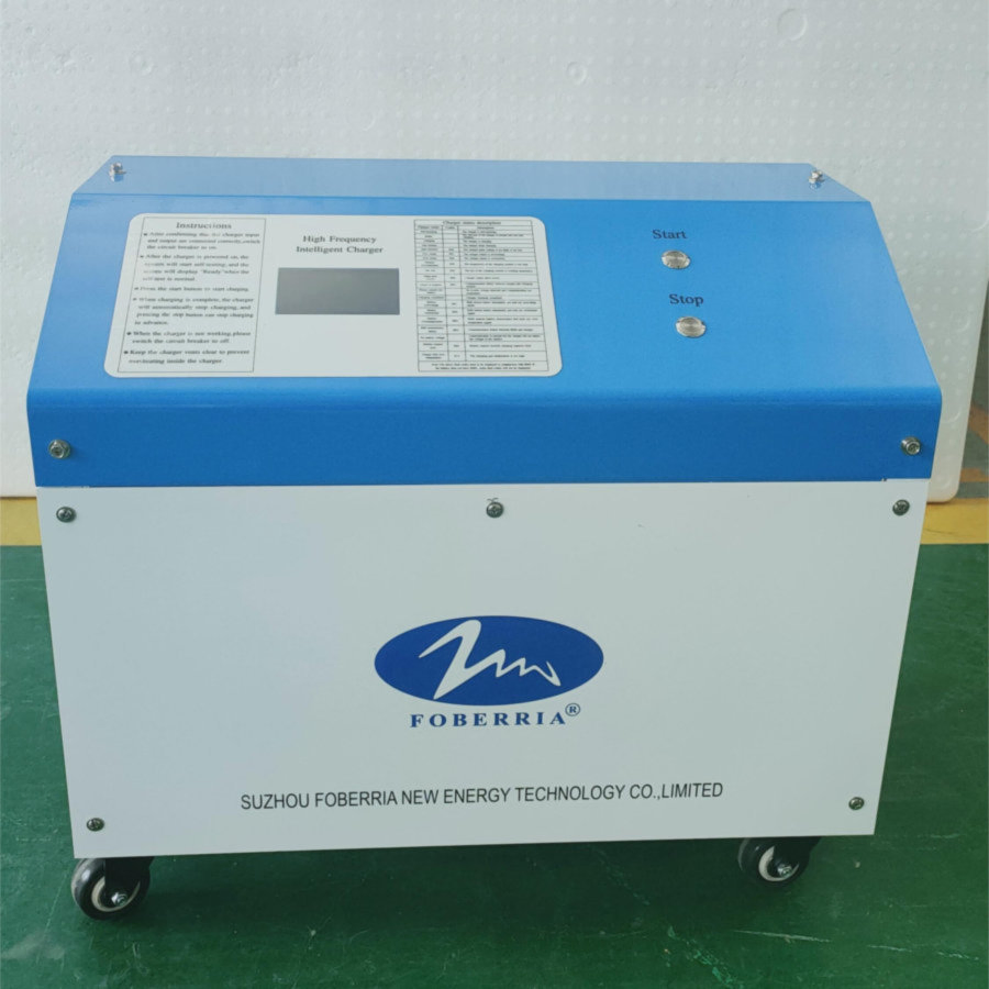 High Efficiency Energy Saving Automatic Intelligent Charger for Electric Forklift Lithium Battery