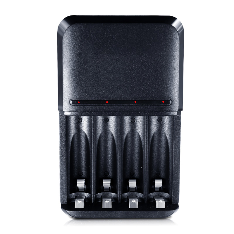 4bay Fast Smart Battery Charger for AA &amp; AAA Rechargeable Batteries American Plug