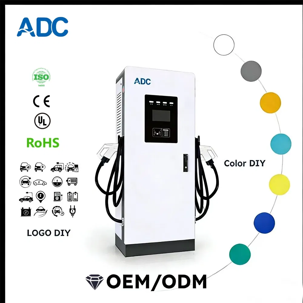 High Power Commerical 400kw/480kw/720kw Solar DC Battery Vehicle to Grid V2g Ocpp1.6j Charge with Three Guns