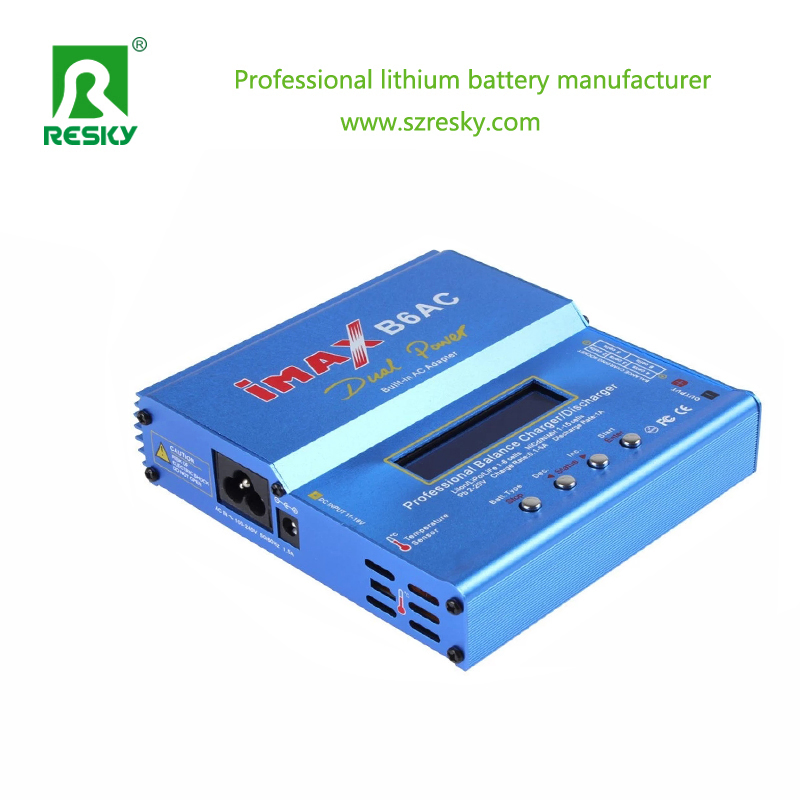 Rechargeable Lithium Battery Imaxb6AC 80W Balance Charger Digital for Lithium Ion Battery Pack