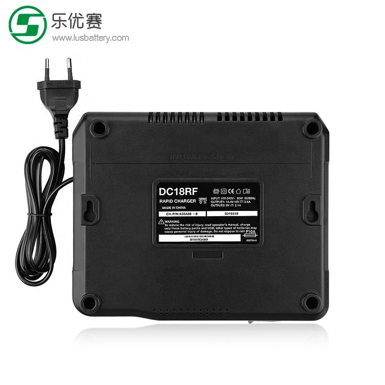 Lithium-Ion Battery Charger with LCD Screen 14.4V-18V DC18RF 3.5A Lithium Battery Charger