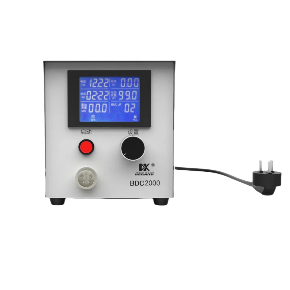 Electric Car Wide Voltage and Current Output 100V 20A Lithium-Ion and Lead-Acid Battery Universal High Power Portable Intelligent Charger