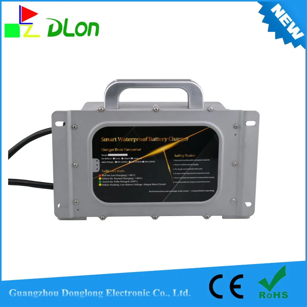 1200W 72V12A Lithium Lipo LiFePO4 Lead Acid Battery Charger for Electric Forklift