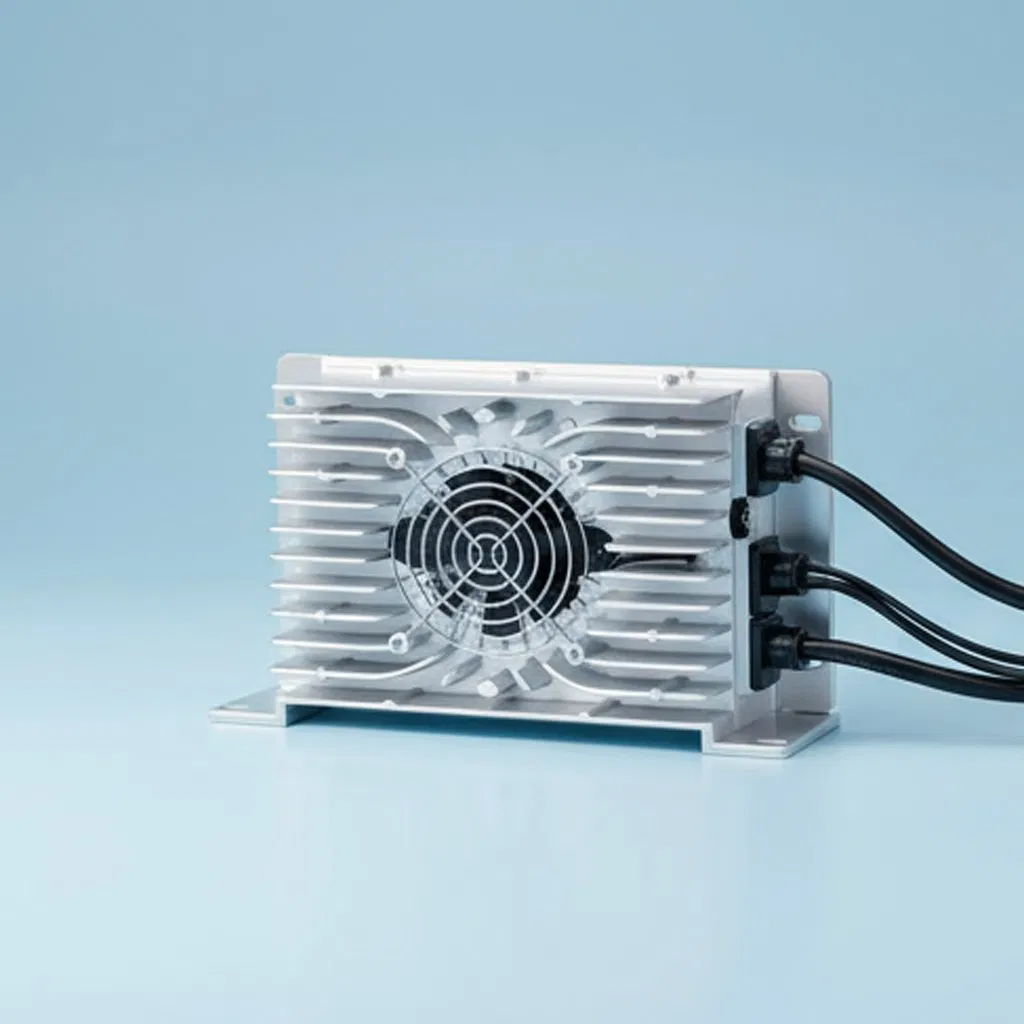 50A LiFePO4 Battery Smart Fast Charging Intelligent Portable Electric Scooter Power Bank Forklift Battery Solar Controller Charger with Waterproof Design CE