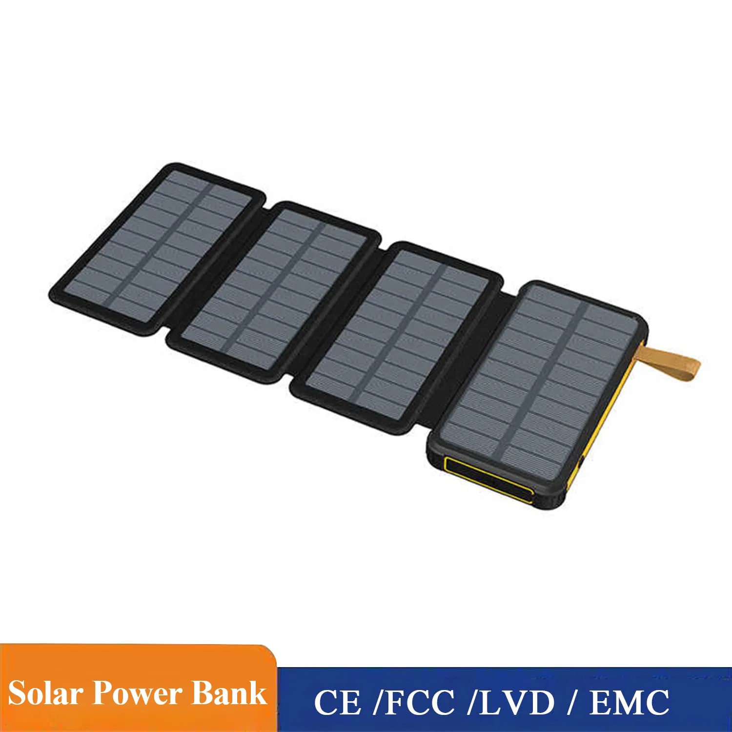 Durable Outdoor Power Bank with Efficient Portable Solar Panel