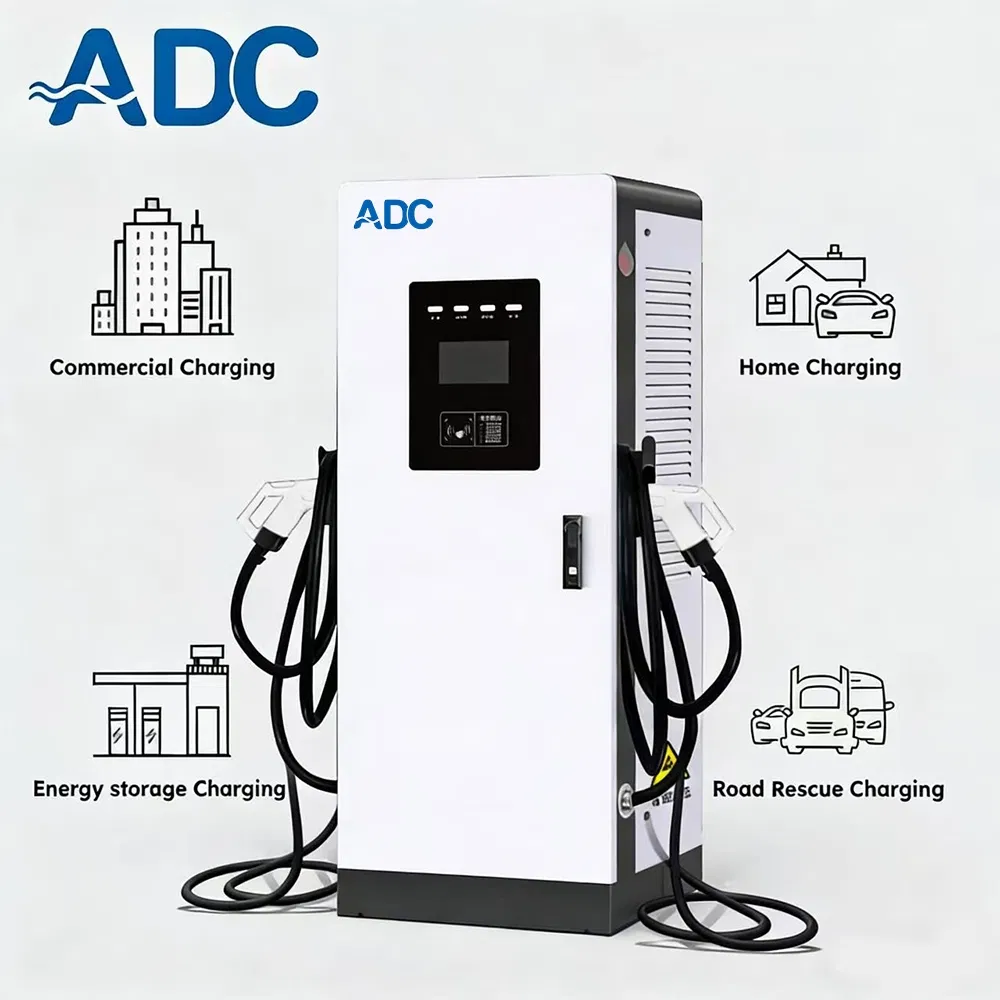 High Power Commerical 400kw/480kw/720kw Solar DC Battery Vehicle to Grid V2g Ocpp1.6j Charge with Three Guns