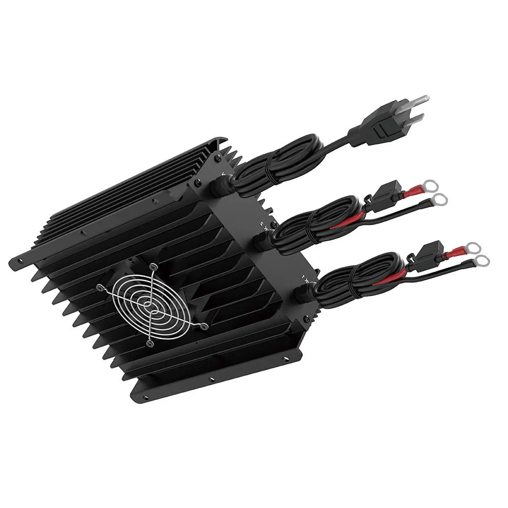 Dual Bank 12V/24V/36V 15A Waterproof Marine Battery Charger for AGM Lifep04 RV Boat for RV Boat Use