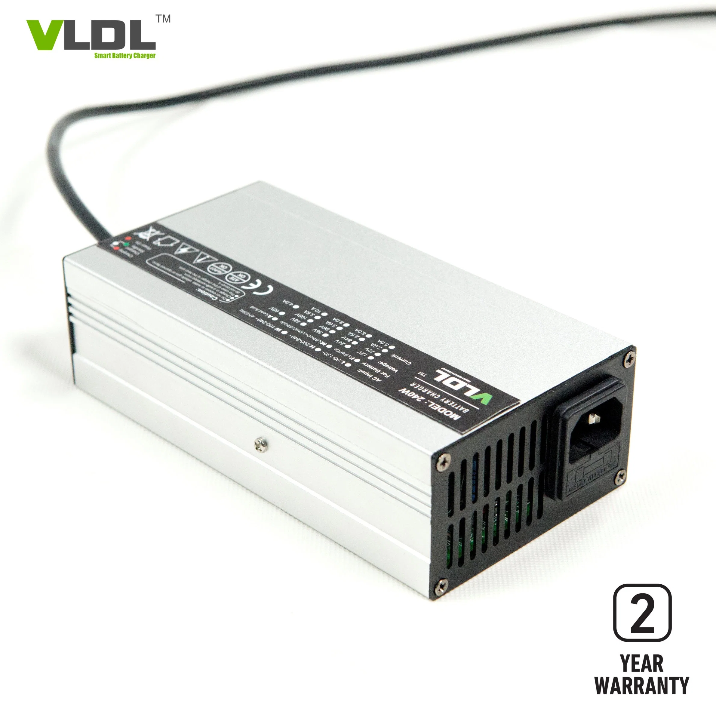 12V 10A Li-ion/LiFePO4/Limon2 Battery Charger, Automatic and Fast Charging