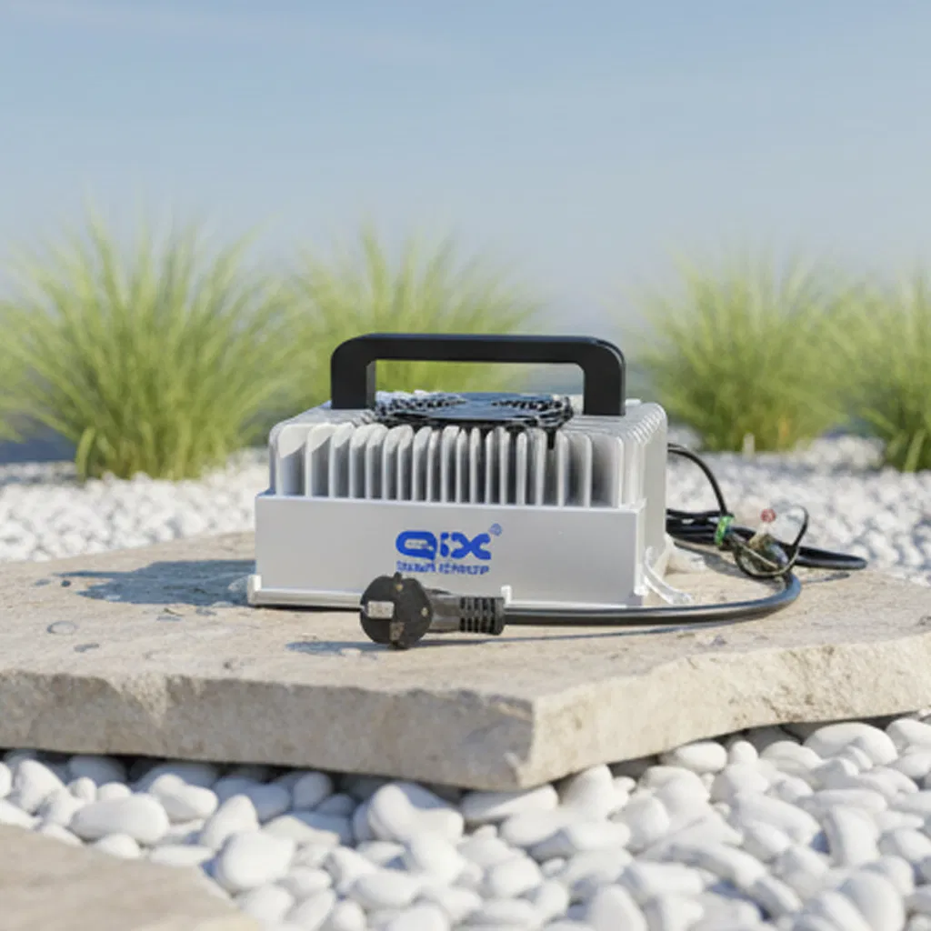 Industrial Waterproof Smart Battery Charger 3300W IP67 for Marine RV Use - Lightweight Aluminium Alloy for Portability