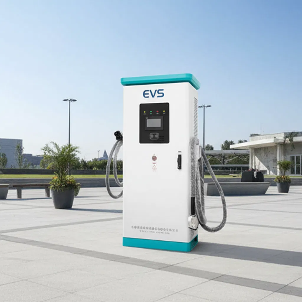 High-Efficiency CCS1 CCS2 Chademo GB/T Connector EV DC Fast Charging Industrial Grade Electric Vehicle Charging Station EV Charger