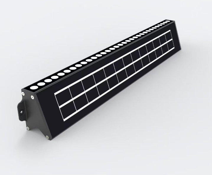 LED Solar Outdoor Light Pattern Light Middle Wall Washing Light Garden Landscape Decoration