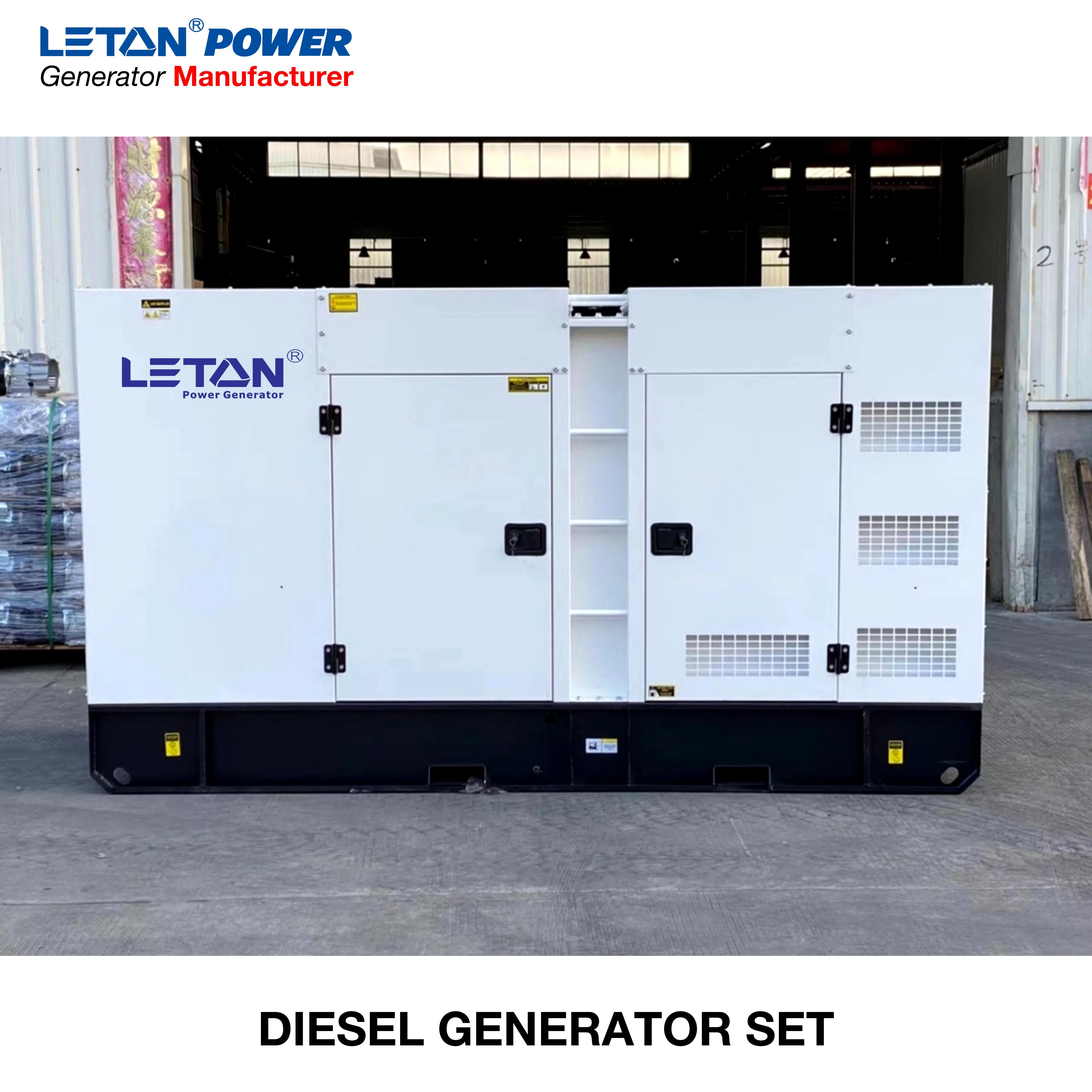 Leton Power Silent Heavy Duty 20kVA 30kVA 50kVA 100kVA Cummins Weichai Diesel Generator for Reliable Energy Solutions