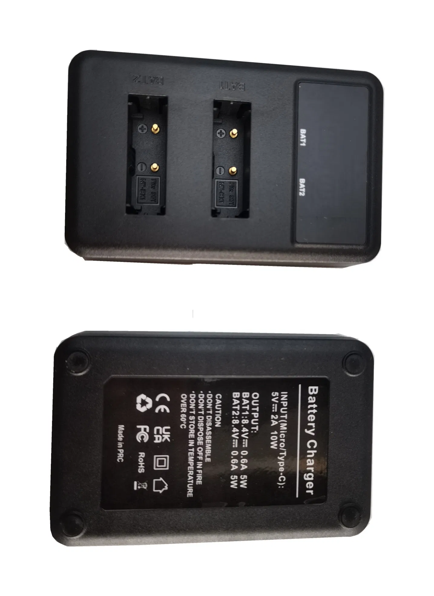 Camera Lithium Battery 2 Slots USB Smart Fast Charger Battery Charger