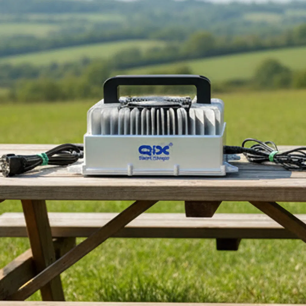 Smart 3300W Industrial Battery Charger IP67 for Sweeper and Electric Vehicle Battery Packs with Aluminium Alloy Durability