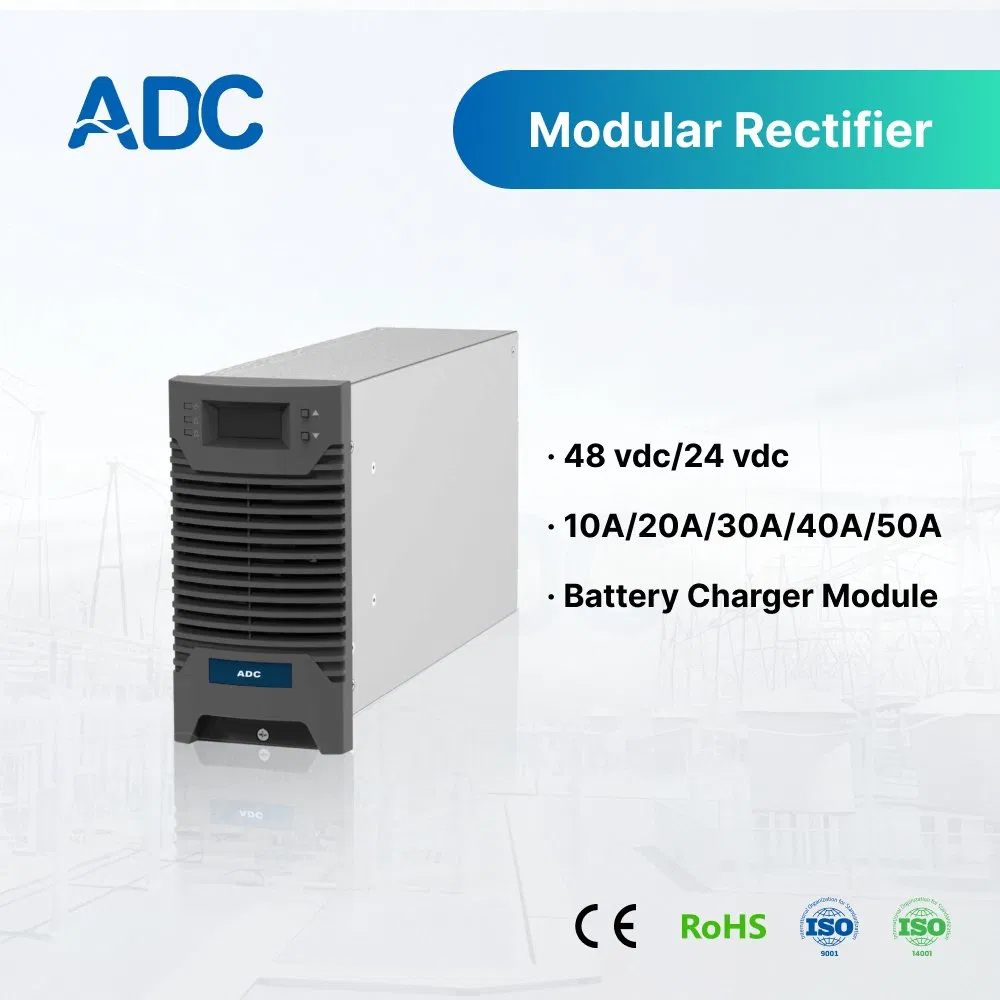High Power 24 VDC Industrial Battery Charger 220 Voltage AC Charger Module for DC Power System /Cabinet
