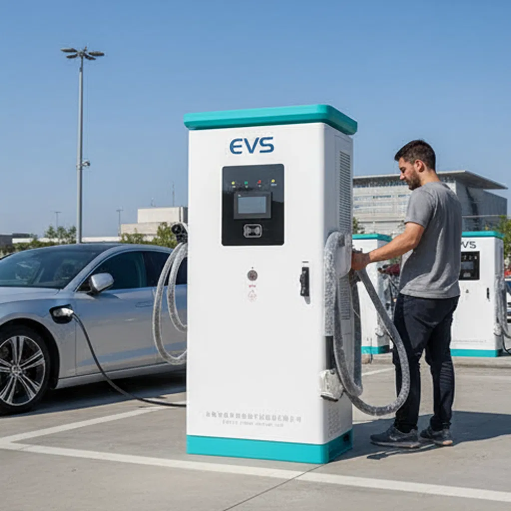 Hot Sale High-Efficiency DC Fast Charging Industrial Grade Electric Vehicle Charging Station EV Charger From Anhui Evs Technology