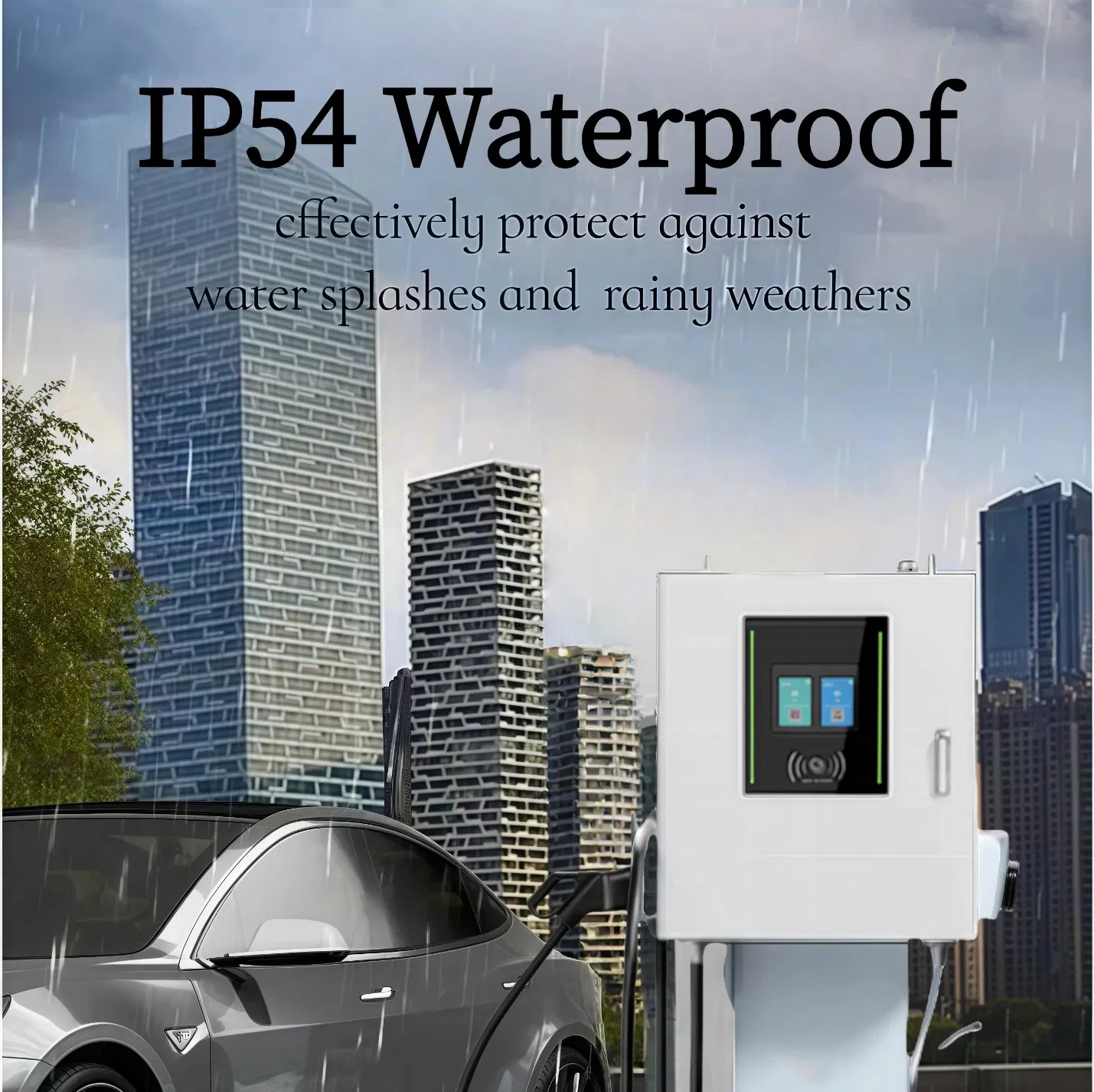 Guhe 40kw DC Fast Charging Pile with LCD Display for Commercial and Industrial Electric Vehicle Charger