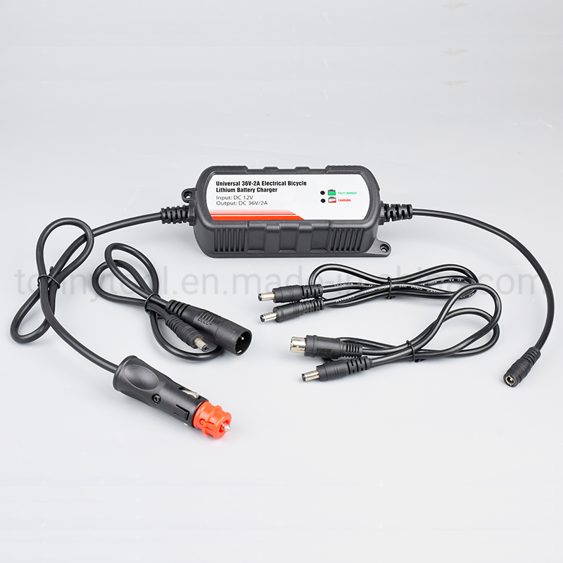 Intelligent 36V Lithium Battery Charger with Overcharge Protection &amp; LED Indicator