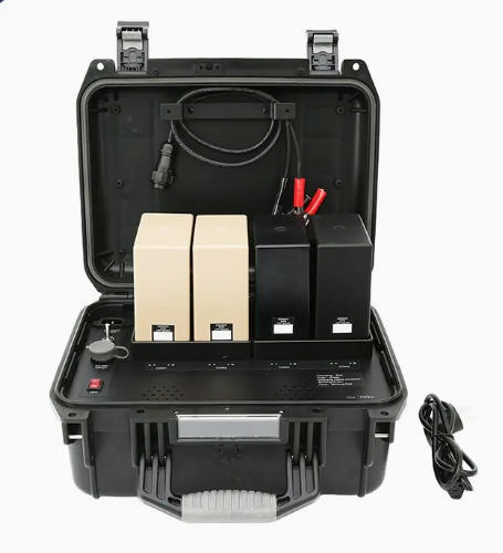 MID Rate Four Way Charger for Bb-2590 Lithium-Ion Battery