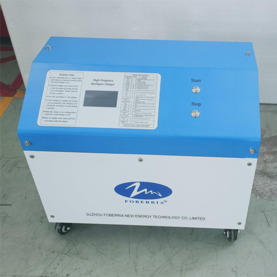High Efficiency Energy Saving Automatic Intelligent Charger for Electric Forklift Lithium Battery