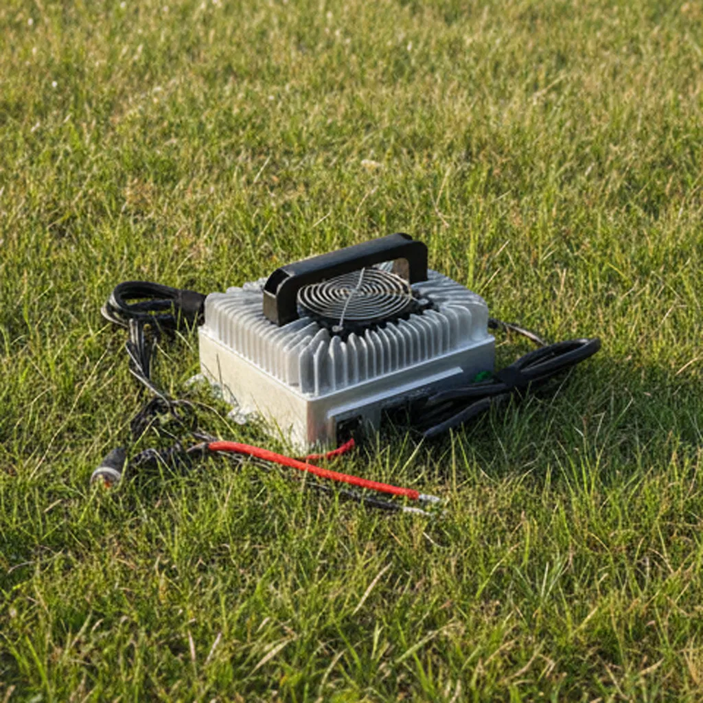 Industrial Waterproof Smart Battery Charger 3300W IP67 for Marine RV Use - Lightweight Aluminium Alloy for Portability