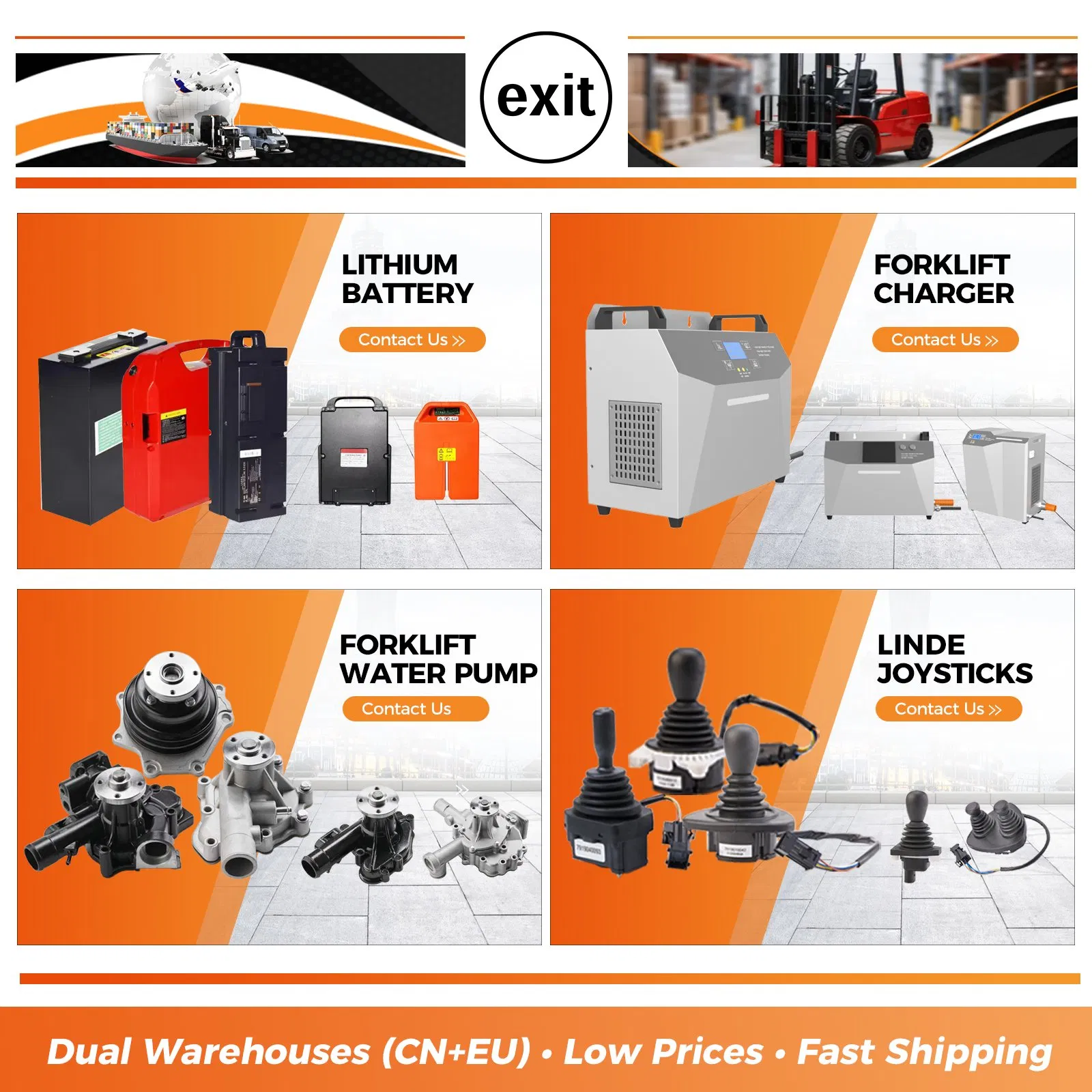 Forklift Part Industrial Tration Power Frenquency Lead Acid Battery Charger