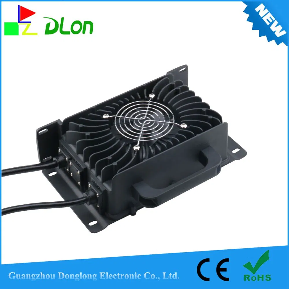 1200W IP67 Waterproof Grade Charger 12V 14.6V 40A Lipo Battery Intelligence Charger for Electric Forklift Electric Vehicles