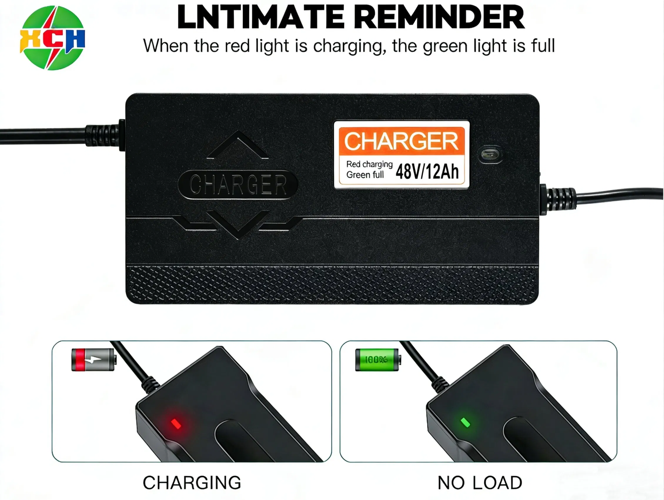 48V12ah Lead-Acid Battery Charger Used for Bike/Escooter