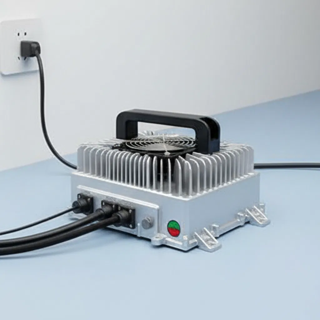 Industrial Waterproof Smart Battery Charger 3300W IP67 for Marine RV Use - Lightweight Aluminium Alloy for Portability