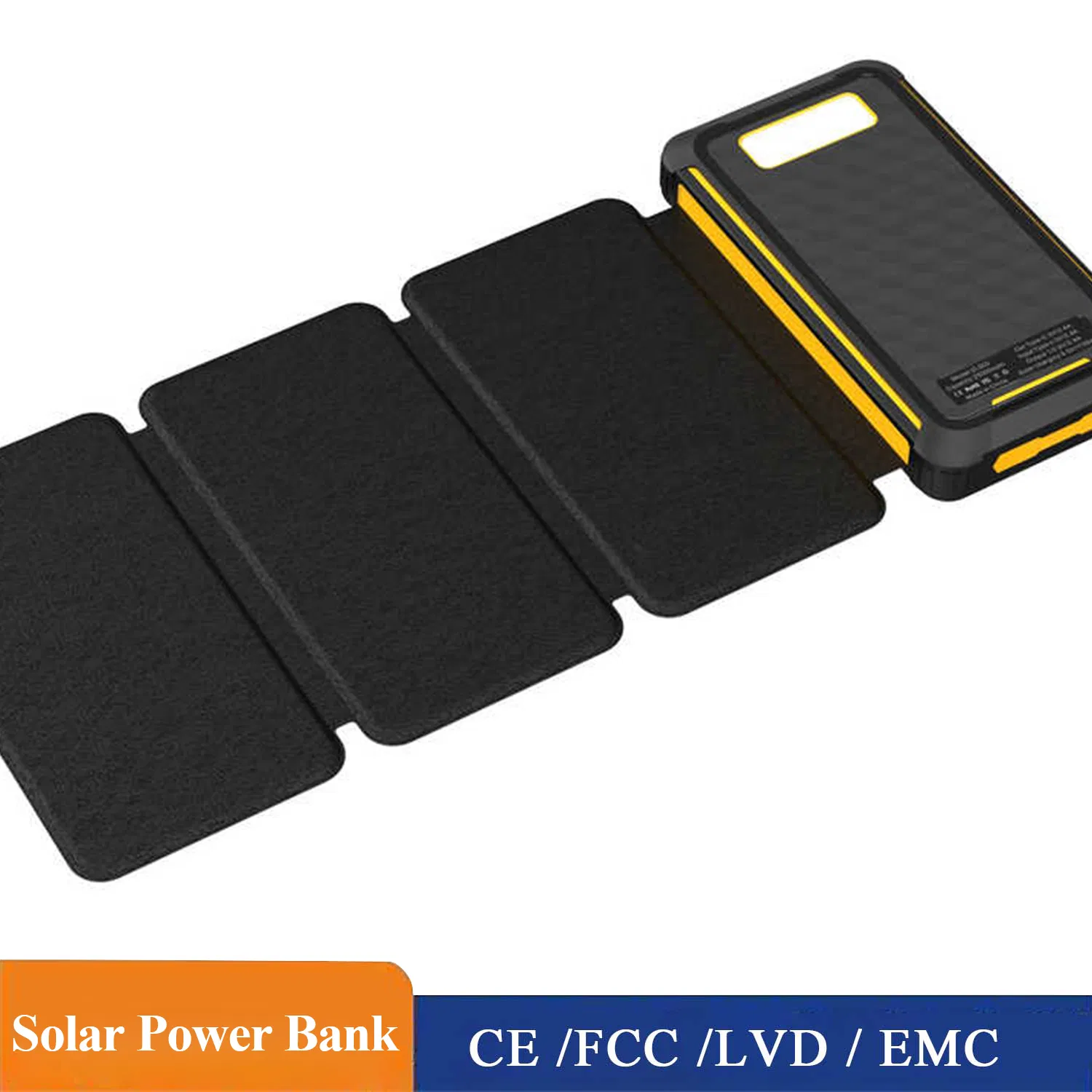 Compact 25000mAh Outdoor Power Bank with Built-in Compass