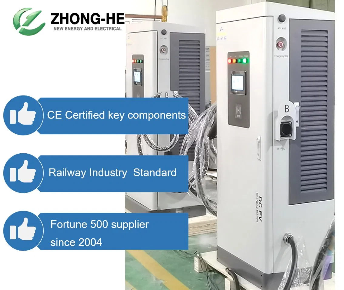 High-Power Liquid-Cooled EV Charging Station 80kw 120kw 160kw DC Fast EV Charger