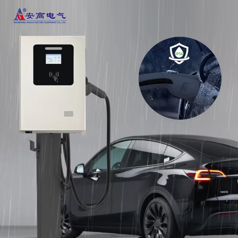 New Energy 7-40kw DC Fast EV Charger Wall-Mounted with Commercial Durable Factory Standards