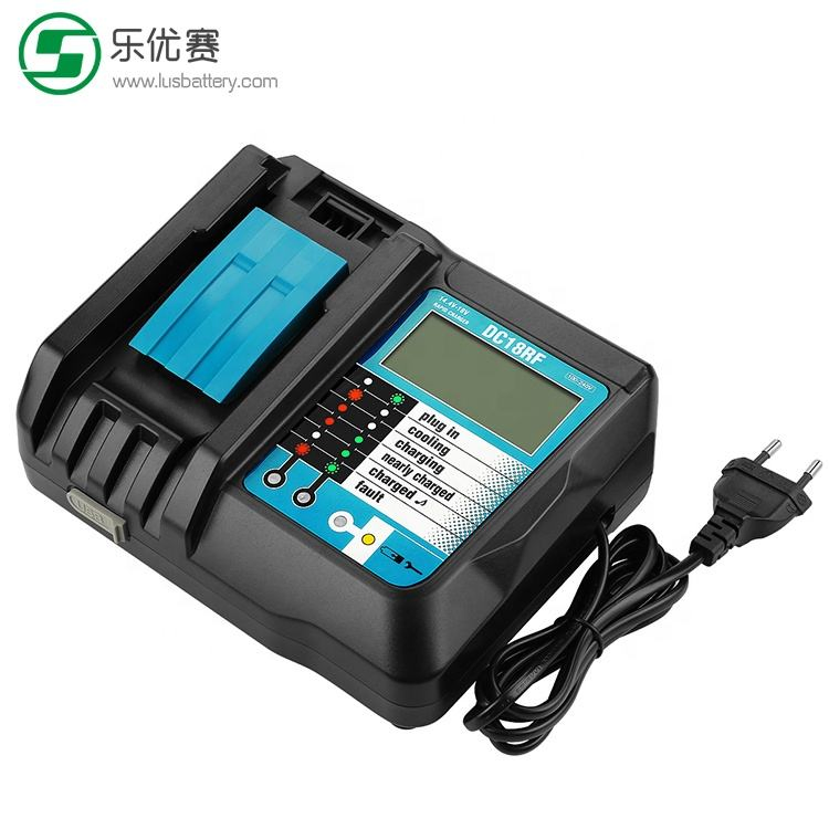 Lithium-Ion Battery Charger with LCD Screen 14.4V-18V DC18RF 3.5A Lithium Battery Charger
