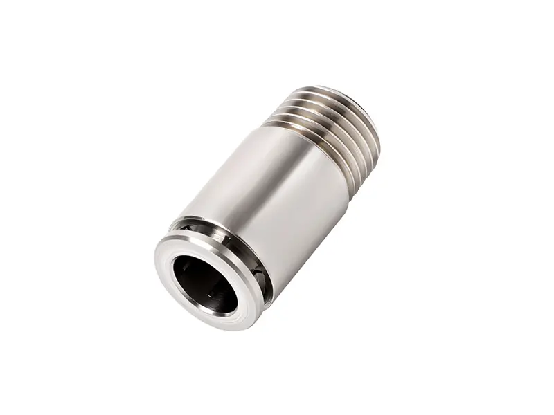 POC straight male push in fitting C2