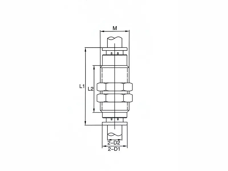 PM-straight bulkhead push in fittings dimensions