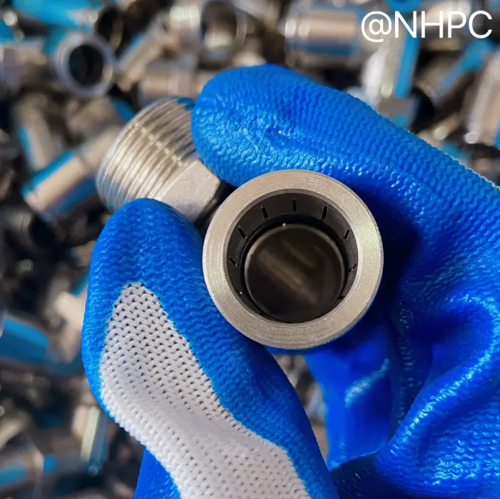 OEM PL-Elbow push in fittings(360° rotatable thread) Manufacturers, Companies