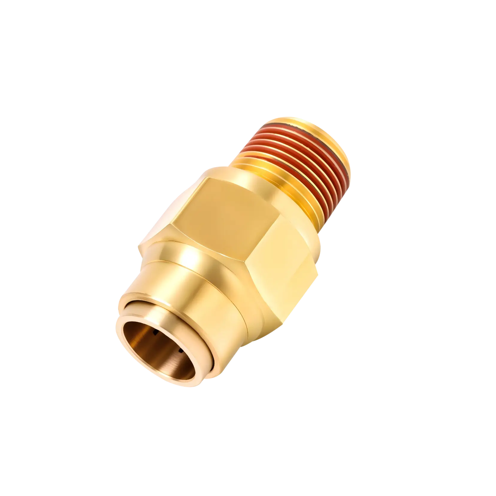 Brass DOT Air Brake Line Fittings 1/4 inch 3/8 inch 1/2 inch Push to Connect Fittings