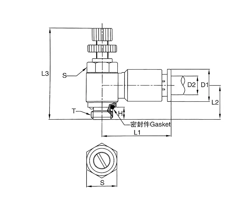 SL-flow control push in throttle style 1