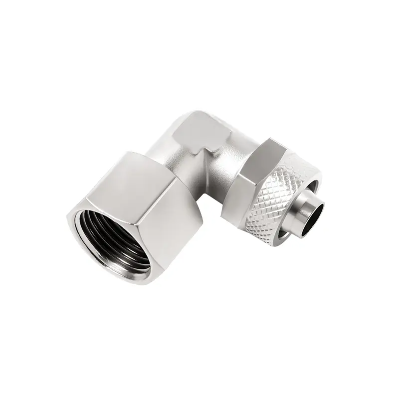 Wholesale PLF-Elbow female push on fittings(360° rotatable thread) Factory, Companies
