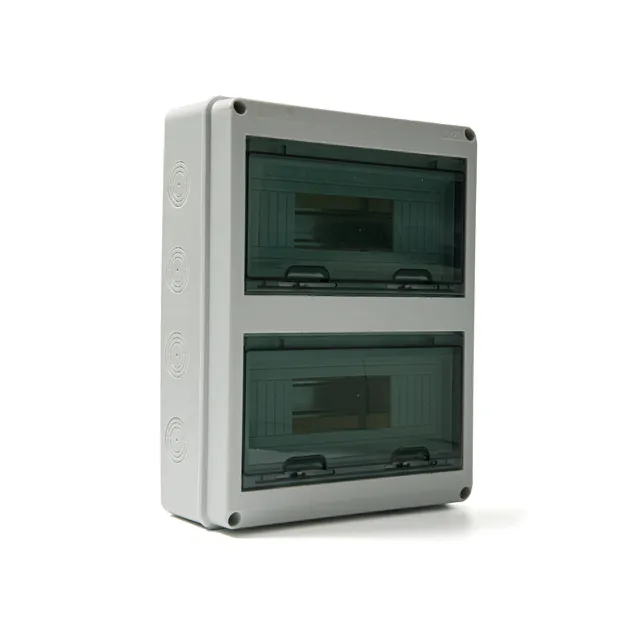 Caixa de Junção de Painel Solar à Prova d'Água e Resistente a UV 5-24 Caixa de Distribuição de Disjuntores de Plástico IP65