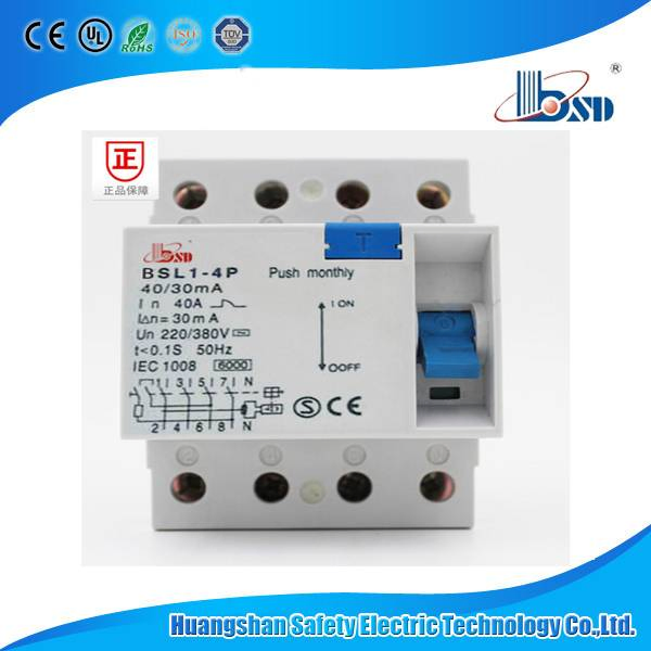 F360 Disjuntor Residual de Corrente / Disjuntor de Vazamento de Terra Sobrecarga