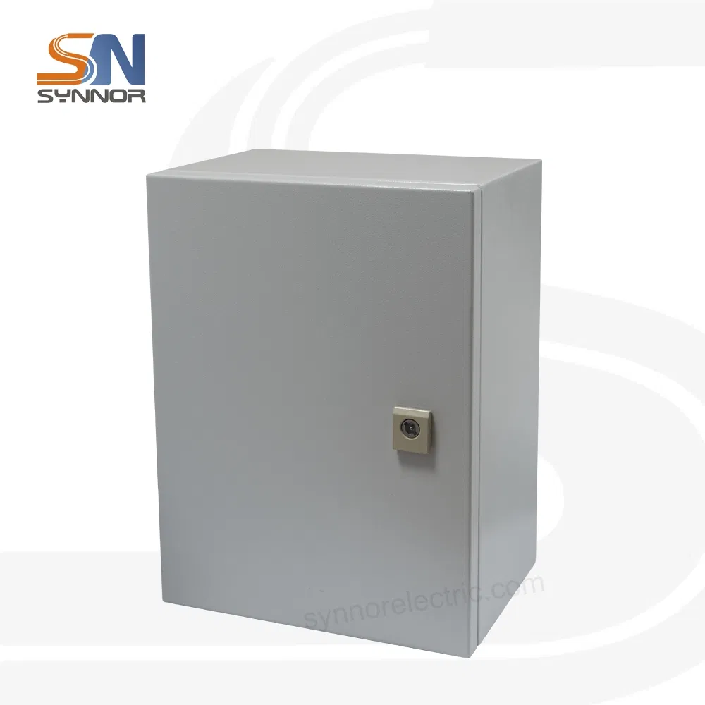 Caixa Elétrica de Aço Inoxidável Montada na Parede IP65 Caixa de Metal para Distribuição de Energia